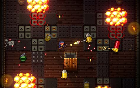 Enter the gungeon coin crown Machine Fist is a gun that alternates between firing a gatling gun, and a single shot exploding rocket punch that is guided by the player's cursor upon reloading